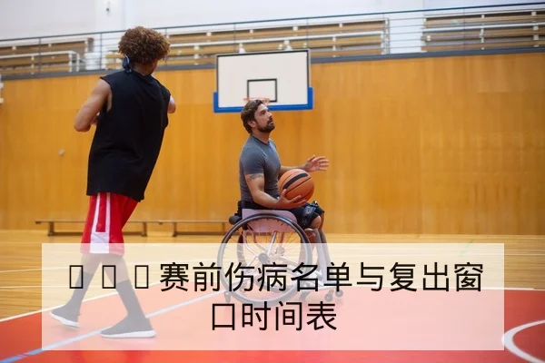 CBA赛前伤病名单与复出窗口时间表