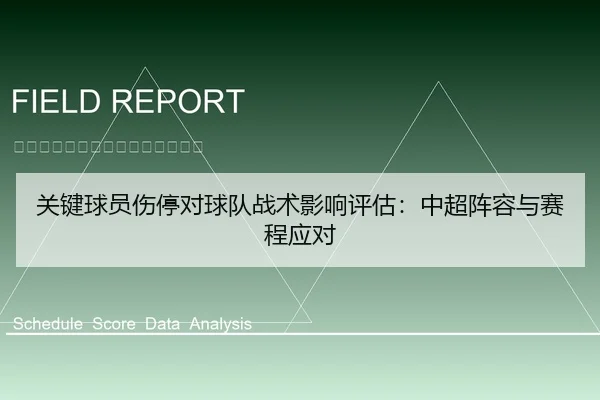 关键球员伤停对球队战术影响评估：中超阵容与赛程应对